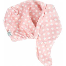  The Vintage cosmetic company Hair Turban Pink polka dot