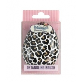 The Vintage cosmetic company THE DETANGLING BRUSH leopard