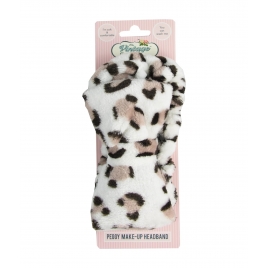The Vintage Company PROTECT HAIR BAND leopard print