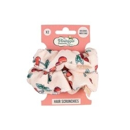 The Vintage Cosmetic company the cherry hair absorbant scrunchies