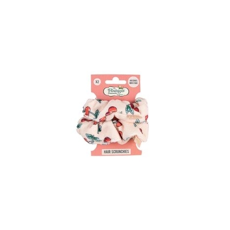 The Vintage Cosmetic company the cherry hair absorbant scrunchies