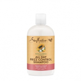 SHEA MOISTURE  ALL DAY  FRIZZ CONTROL  PAPAYA NEROLI SHAMPOING