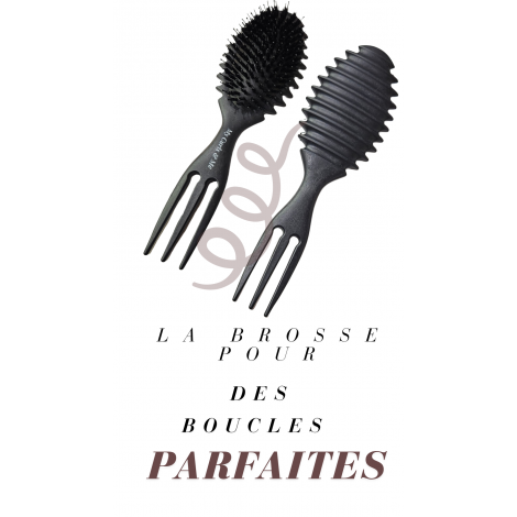 CURLY HAIR BRUSH STYLING