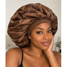  LE MAXI BONNET DE NUIT brun chocolat