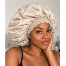  LE MAXI BONNET DE NUIT BEIGE DORé