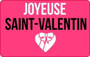 
			                        			Bonne saint valentin